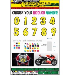 NUMERI GARA W9 BICOLOR